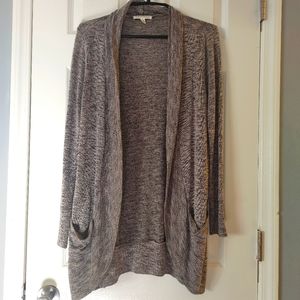 Aeropostale knit, gray cardigan